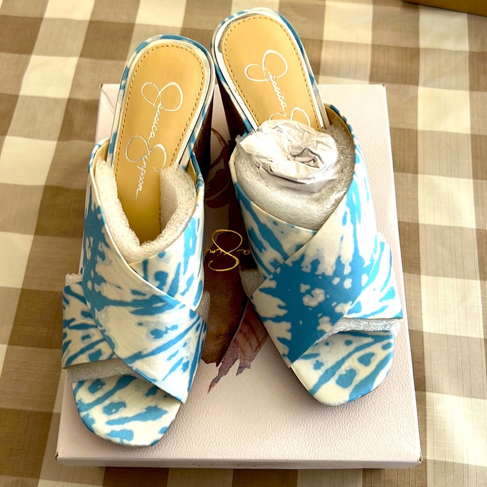 Tie Dye Platform Wedge Sandal by Jessica Simpson